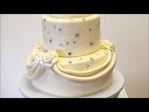 Wedding Cake with Diamonds - Cake With Diamonds