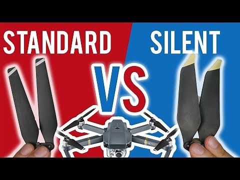 DJI Mavic Pro Silent propellers vs Standard props Test