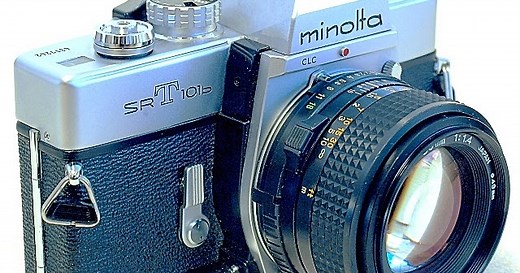 Minolta SRT-101b 35mm SLR Film Camera