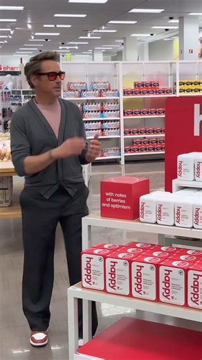 Can’t do a Target Run without coffee! Craig and I had a blast at @Target, meeting their awesome team and sharing Happy Coffee with everyone. Thx for havin’ us!!! | Robert Downey Jr. Fan Club