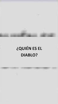 ¿Quién es el Diablo? #cristianismo #biblia #diablo