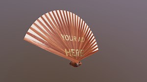 Hand Fan - 3D model by Tenshinzo