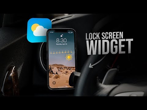 How to Add Weather Widget on iPhone Lock Screen (tutorial)