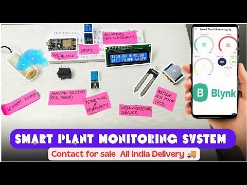 Smart Plant Monitoring System Using Nodemcu and Blynk 2.O || Smart Agriculture Project