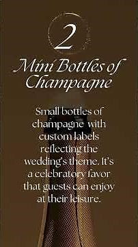 3 Ideas for Personalized Wedding Favors