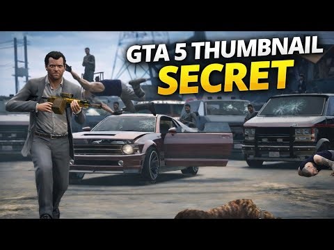 How To Make Michael Vs Gang Thumbnail In GTA V#gta5