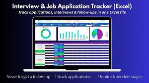 Excel Job Application Tracker | Interview Organizer & Job Search Dashboard - Etsy Canada