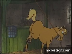 Gli Aristogatti clip - Frou-Frou la cavalla on Make a GIF