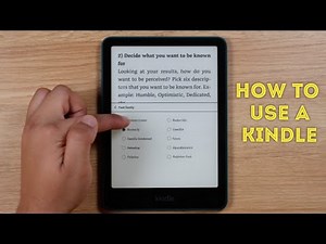 How To Use a Kindle - Easy Beginner's Guide