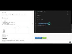 Xenny and Partially sorted strings || Hackerearth || Trilok Kaushik || Tejus Chaturvedi || GeeksMan