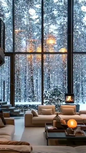 Casa Exclusiva en la Nieve | Luxury Snow House Relax #relax #bts #sleep