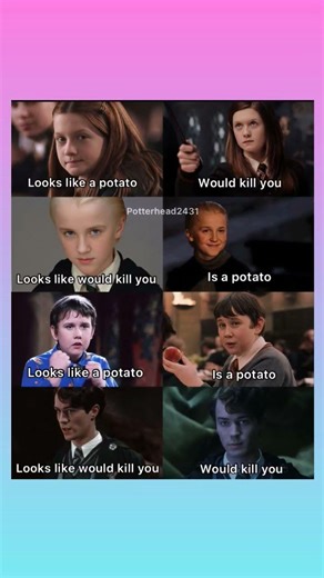 Harry Potter Characters Meme – Looks Like a Potato vs Would Kill You 😂🥔 #shorts #funny #memes