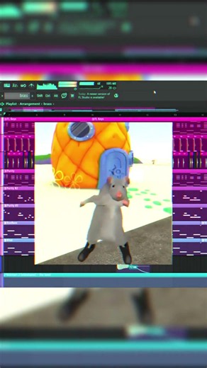 I remade the dancing rat song😭 #musicproducer