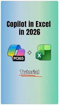 Copilot in Excel Tutorial (2026 Update)