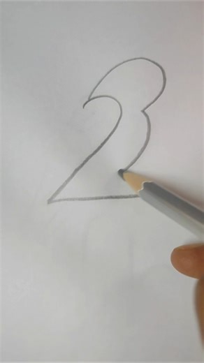 How to Draw a Bird (Easy Bird Drawing Tutorial) #shortdvideo