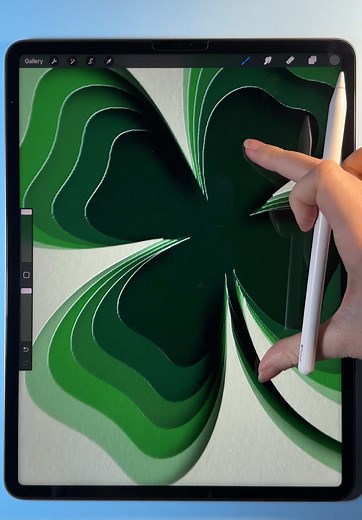 Saint Patrick's Day Drawing Tutorial in Procreate
