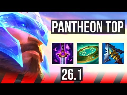 PANTHEON vs CHO'GATH (TOP) | 51K damage, 7k gold comeback | NA Master | 26.1