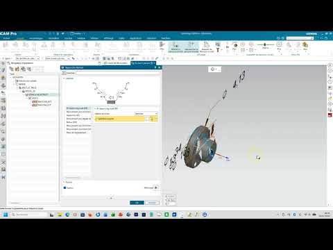 Creating a program with Solid Edge Cam Pro during filming - part 1