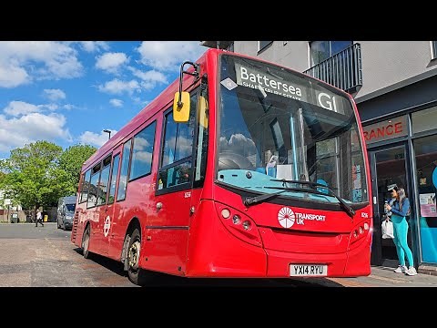 Full Route Visual | TUK Route G1: Norbury, Green Lane → Battersea, Shaftesbury Estate | 8256