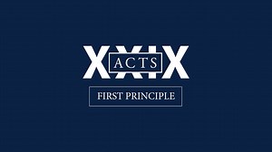 The First Essential Principle