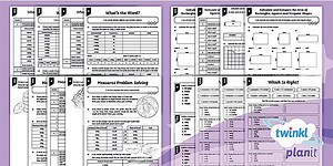 PlanIt Maths Year 5 Perimeter and Area Home Learning Booklet