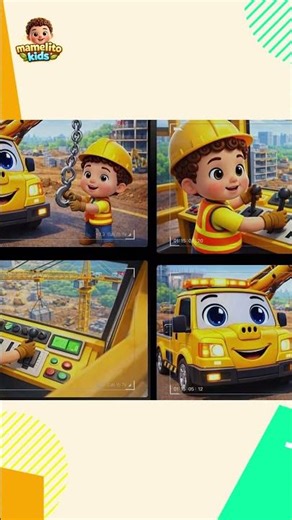 🎤 Canción de la GRÚA (Video Infantil) #shorts