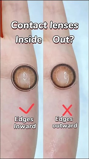 Cómo distinguir el frente y el reverso de los lentes de contacto