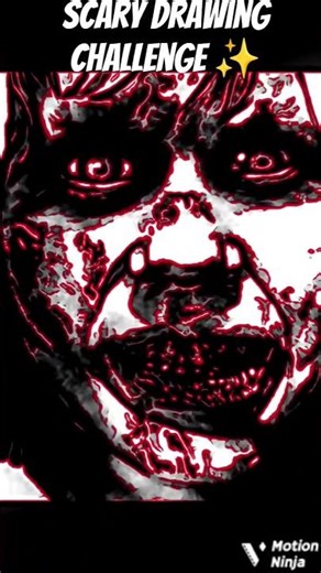 Easy SCARY 🔥 drawing challenge #bloodline #actingchallenge #guess #drawing