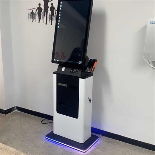 Employee Self Service Utility Payment Kiosk Fast Ticket Machine Capacitive Touch Screen 27