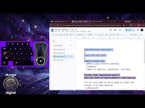 sprint 1 day 1 | sunday planning, doing, and gaming