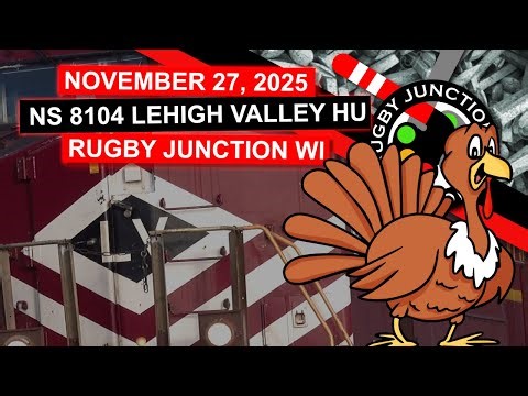 Norfolk Southern NS 8104 Lehigh Valley Heritage Unit at Rugby Junction WI