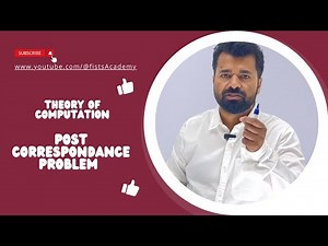 Lec 87 | Post Correspondence Problem | Turing Machine | @fistsAcademy