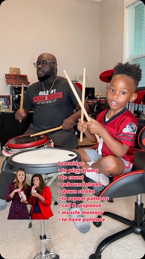 Atlanta Drum Academy | 🚨 New Skills Unlocked ❤️ Young Kingston is working on a few things here : • Drumming • Counting • Patterns • Call and Response •... | Instagram