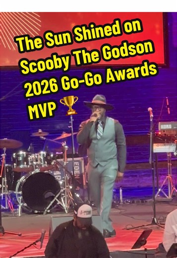 One of my favorites “Sunshine” live from 2026 #GoGoAwards celebrating #50years of #gogomusic #keepitcrankin #4daculture