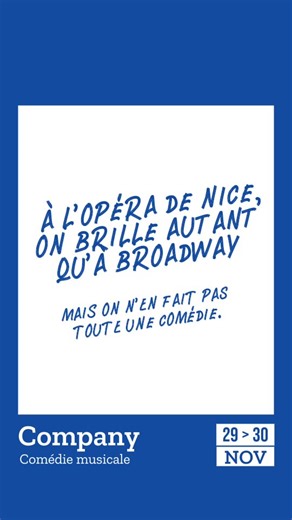 Place à la comédie musicale qui a bouleversé Broadway : Company 🛋 Avec ses chansons marquantes et ses scènes vives, Company dresse un portrait tendre de notre rapport à l'amour et aux autres : une œuvre culte et actuelle qui nous invite à réfléchir autant qu'à sourire. 🎭 Un spectacle à ne pas manquer ce week-end ! 🎟 Billetterie sur notre site internet (en bio) 📅 29 novembre à 20h & 30 novembre à 15h 🎶 Musique et chansons : Stephen Sondheim 📋 Livret : George Furth ✍️ Traduction française du