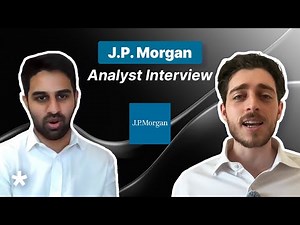 Investment Banking Analyst Mock Interview at J.P. Morgan