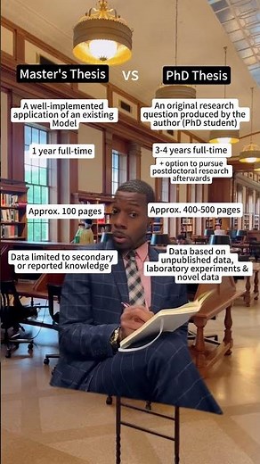 🎓 Master’s Thesis vs PhD Thesis: What’s the Difference? #wispaper #aitools #academic #research #ai
