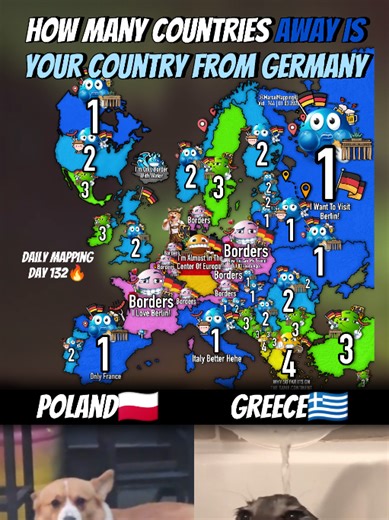 Distance Between Your Country and Germany