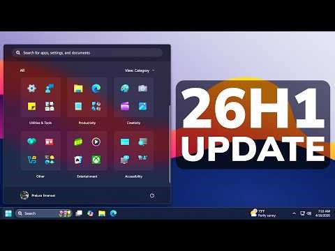 New Windows 11 26H1 April 2026 Update – New Features and Changes (KB5083768)