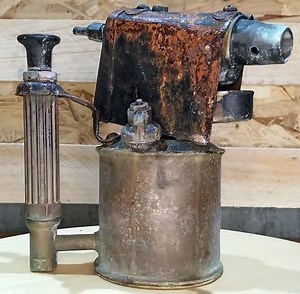 Restoration Serrot brand old gasoline torch | Pretty Restoration
