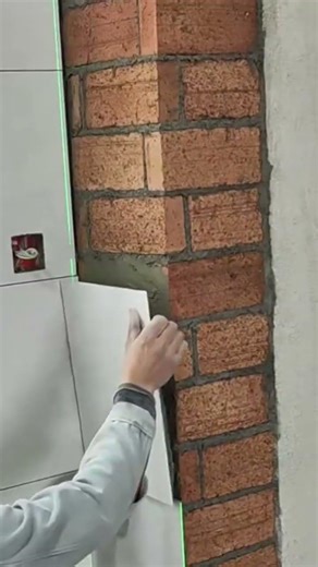 Laying These Tiles Looks Stressful at First but the Pattern Locks In Perfectly #counstruction