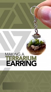 Can’t have a terrarium necklace without terrarium earrings 🌱 #terrarium #plants #moss | Johnathon Q Swanson