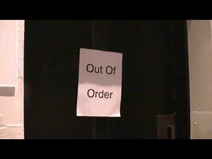 Bad News! The lift [Elevator] is out of order (エレベーター故障中)