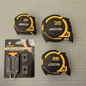 11 reactions | Komelon Quick Draw tape measure mounting system - locks in your tape for safe and secure holding. Quick Draw mount - $14 Available: Amazon - in my Amazon store front now Universal Fitment - fits most tape measures @komelontools | TOOLS by Design | Facebook