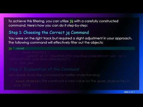 How to Remove JSON Keys Based on Conditions with jq