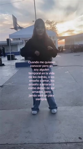 Cuando me quieren conocer pero yo soy alguien temporal