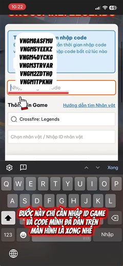 Cách nhập code Crossfire Legends nhận súng VIP free #shorts #cfm #crossfire_legends
