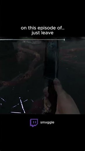 just leave against a scratched mirror myers #dbd #deadbydaylight #dbdkiller #dbdmemes #dbdclips