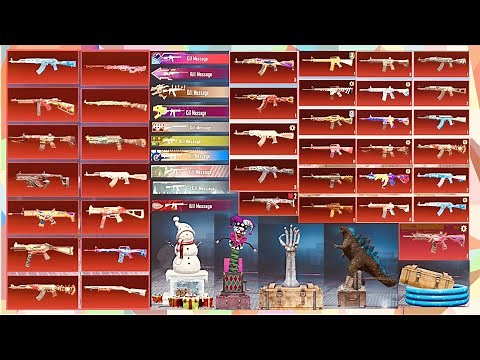 All Weapon Skins | All Upgradable Weapon Skins | PUBG Mobile Best Inventory