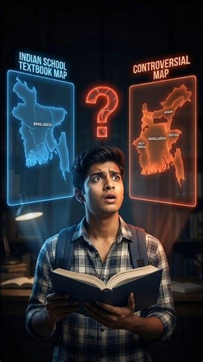 School Books वाला Map गलत है? Bangladesh Map Reality 😮 #ytshorts #bangladesh